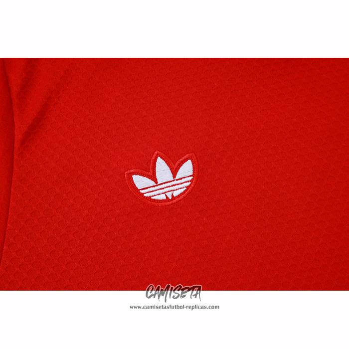 Chandal del Manchester United 2025-2026 Manga Corta Rojo - Pantalon Corto